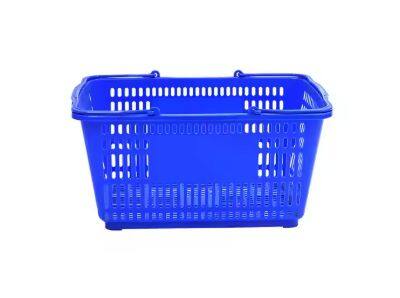 Supermarket Plastic Shopping Basket for Retail Snack Store Display Baskets