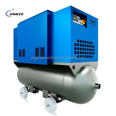 Oil Lubrication Portable Industrial Small Pneumatic Tools Factory Support Customized Single-Phase Screw Air Compressor