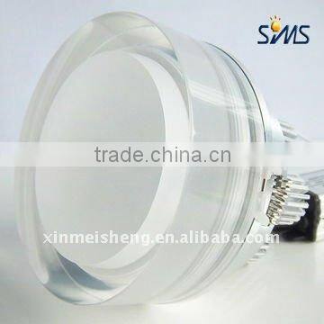 Round ABS external electrical source yellow led panel down light 6w