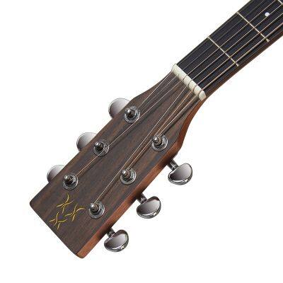 YAN Yan 40-inch JF Body ,Spruce Solid Top Mahogany Backsides Natural Color Guitar Factory Folk Guitar SM-19 photo-5