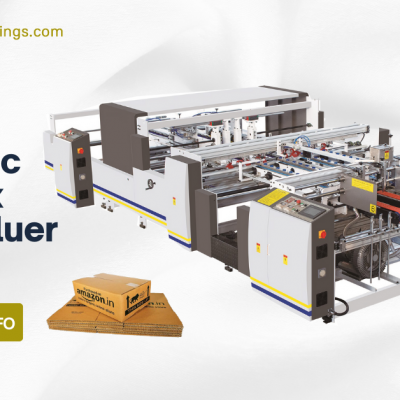 End-of-Line Packaging System: Folding, Gluing, and Strapping