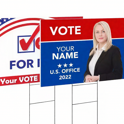 Custom Outdoor Coroplast Yard Signs – 4mm 18x24 Weatherproof Corrugated Plastic Panels photo-2
