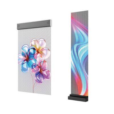 Shopping Mall Window Glass Transparent Advertising P2.5 P3.91 P6.25 Led Holographic Screen