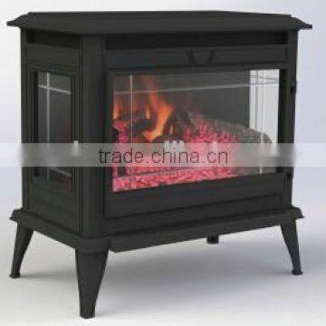 24 Inch Compact Luxury Remote Control Electric Pellet LED Stove