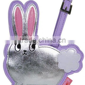 High quality cute pvc luggage tags