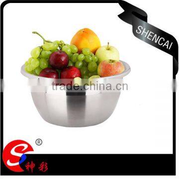 stainless steel big salad bowl,food storage container