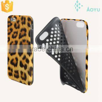 New Products leopard print PC+TPU Phone Case Sublimation Printing