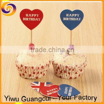 Birthday party supplies bamboo toothpick baking packaging