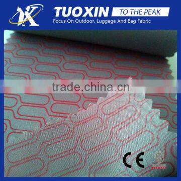 print polyester pongee fabric for luggage lining