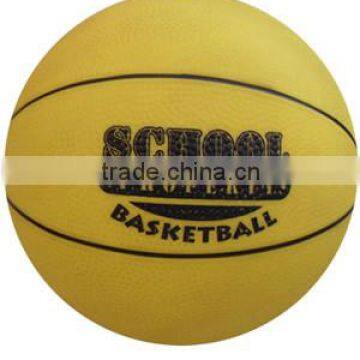 pvc kids basketball/toy inflatable ball/well-knit ball