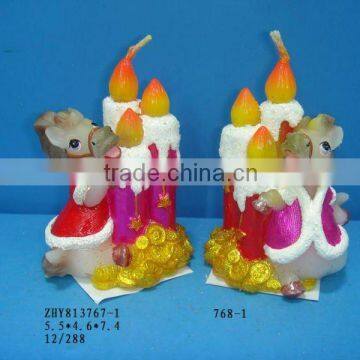 wax horse candle