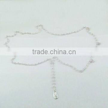 Pretty Design !! Pink Amethyst 925 Sterling Silver Necklace, Silver Jewellery, 925 Silver Jewellery photo-4