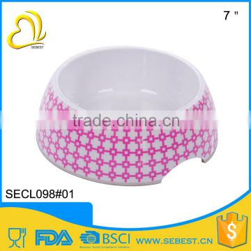 factory direct sale practical round plastic dog bowls