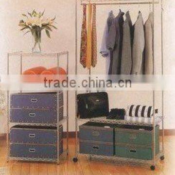 Metal clothes shelf/display shelf/metal rack