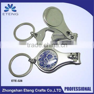 Promotion Custom Printed Bottle Opener Keychain Nail Clipper Quality Choice photo-4
