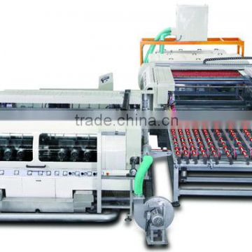 fully automatic glass double edging production line