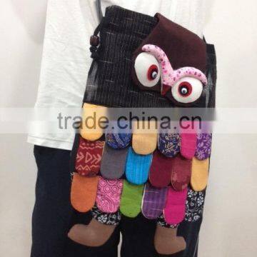 SHIPPING FREE WORLDWIDE Patchwork Owl Sling Cross Body Bag