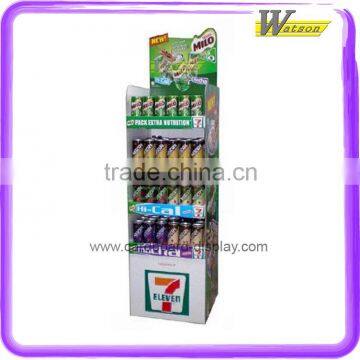multiple shop good quality cardboard display stand for coffee beverage