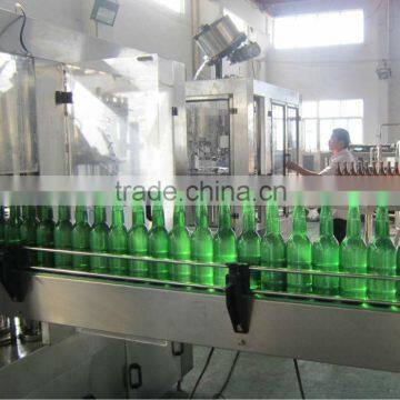 2000BPH 3-in-1 glass bottle beer packaging machine