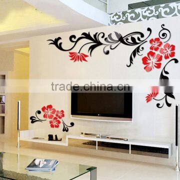 3d Three-dimensional Crystal Wall Stickers/acrylic Flower Wall Sticker/room Decor 3d Wall Stickers photo-4