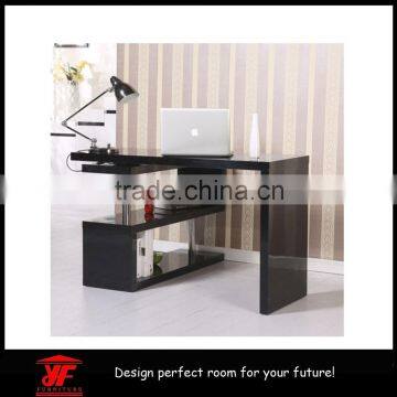 High Gloss Computer Desk Storage Shelf Modern Used Computer Desk