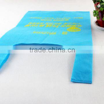 Eco-friendly Ultrasonic Non Woven T-shirt Shopping Bags With Logos photo-6