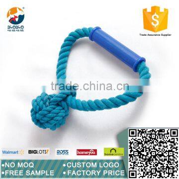 good quality with cotton material rope toys for pets beautiful blue design