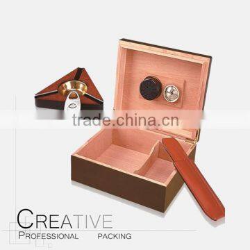 Cigar boxes wholesale matte lacquer spanish cedar humidor