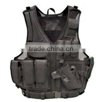 Deluxe Tactical Vest Black Husky