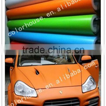 Matt car wrapping color vinyl car decorative film