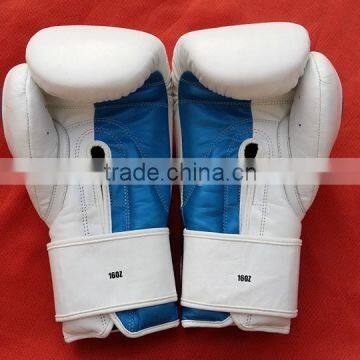 boxing gloves Winning Professional Boxing Gloves white and shining blue