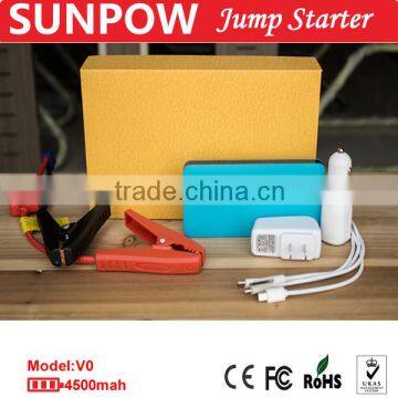 2015 Factory Design 12V Mini 4500mah Car Booster