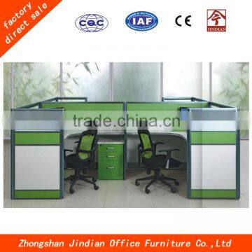 Office Workstation Desk Steel Furniture for 4 Person two sides Office Desk