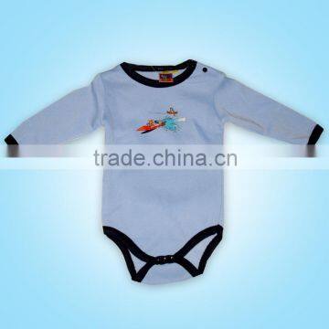 100%cotton Baby bodysuit with print-baby clothes baby clothes factory