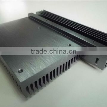 oem Extrusion Aluminum6063 Heatsink Black Anodized