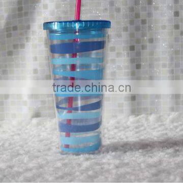 2014 new style plastic sippy tumbler & sippy mug &plastic tumbler