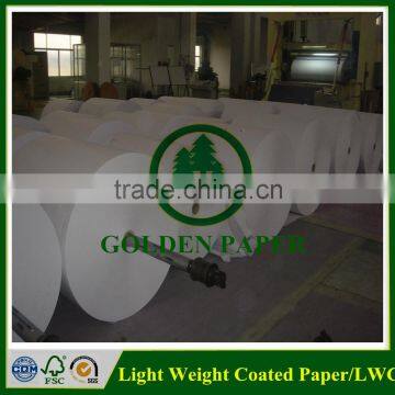 60gsm 64gsm 70gsm 80gsm LWC Ppaer /light weight coated Paper