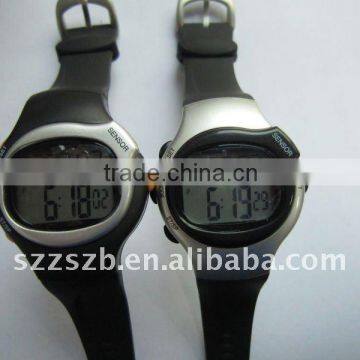 Calorie Pedometer watch with wristband heart rate watch