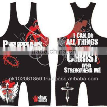 Wrestling Singlet/Wrestling wear/ Customized Wrestling bibs