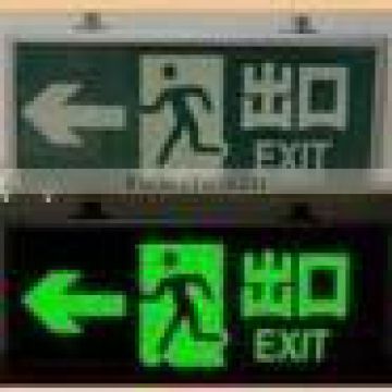 Photoluminous emergency signs