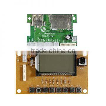 Customizable usd/sd/fm/aux mp3 module bluetooth with lcd