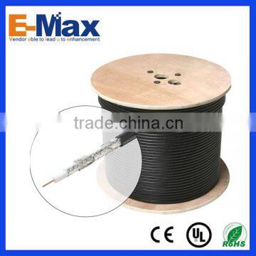 RG6 Tri Shield Coaxial Cable Satellite TV Cable Steel Wire Cable Tensioner