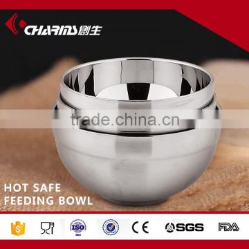 Diffirent Size stainless steel Double Walled bowl