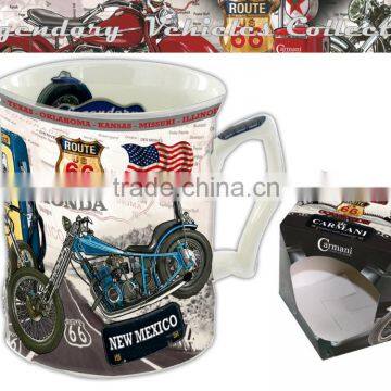 CARMANI gift set - mug OLD VEHICLES design