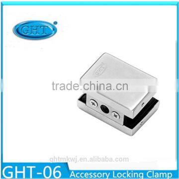 Glass Shower Door Hinge Panel Accessory Locking Clamp