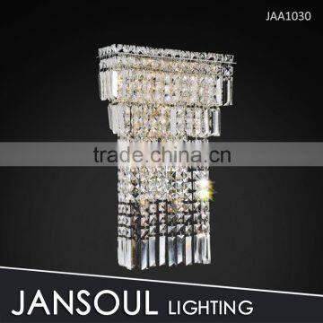 Pure crystal bathroom corded light wall sconce