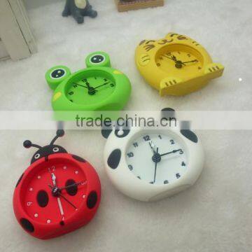 table clock,easy cleaning table alarm clock,silicone table clock