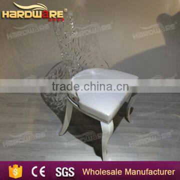 acrylic back wedding chair , carved transparent chair                        
                                                                                Supplier's Choice