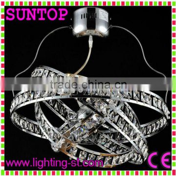 2015 led Factory wholesale crystal chandelier/modern crystal chandelier/chandelier crystal