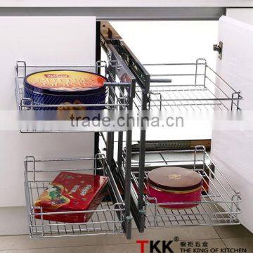 TKK full extension wire kitchen cabinet magic corner